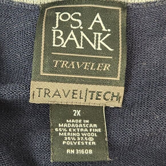 Merino Wool Blend Sweater Mens 2X Career Preppy Golf Luxury Classic Masculine - Picture 6 of 6